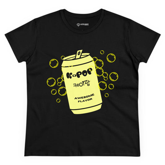 K-Pop "케이팝" Awesome Flavor Tee - Black