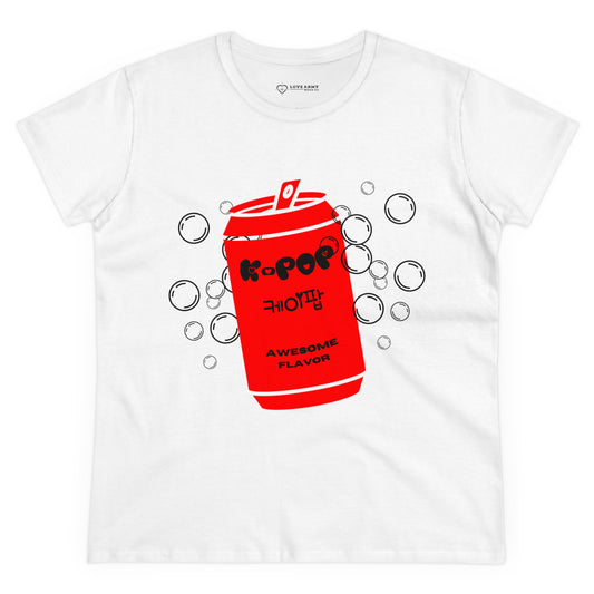 K-Pop "케이팝" Awesome Flavor Tee - White