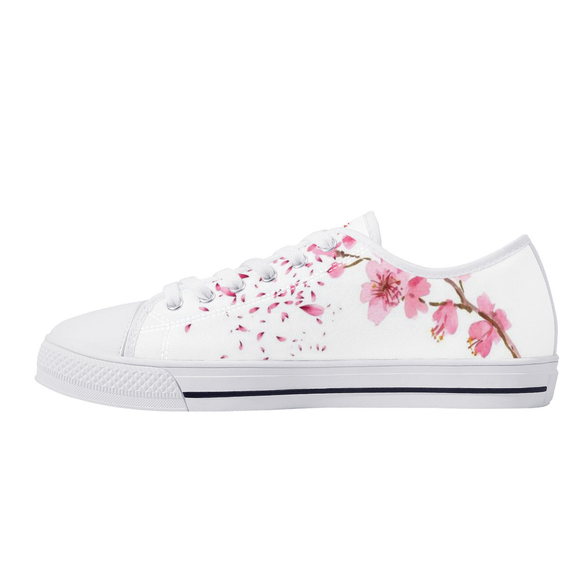 Cherry Blossom "벚꽃" Lo-Top Chucks - White